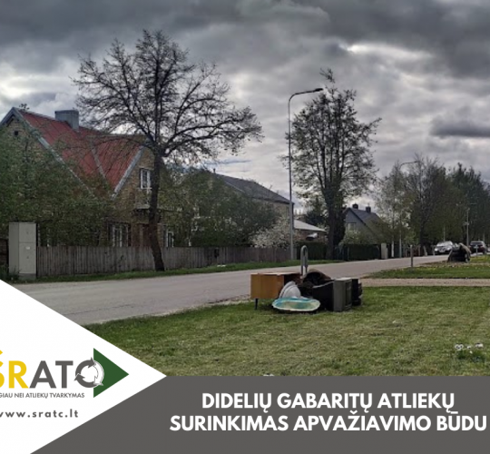 Akmenės r. didelių gabaritų atliekų surinkimas spalio mėn.